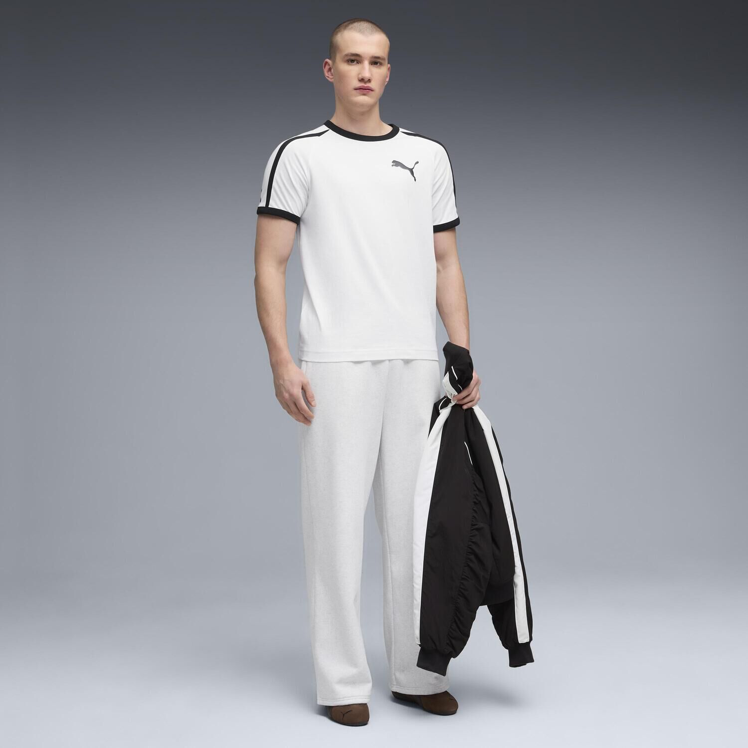 PUMA「【PUMA ｳｪｱ】M T7 BIG CAT RINGER TEE」|Tシャツ・カットソー|