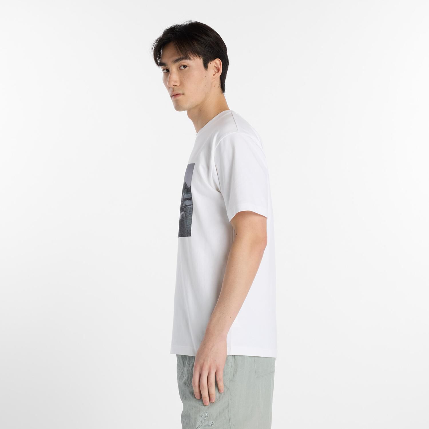 NEW BALANCE 「【NEW BALANCEｳｪｱ】M O.HｼｸﾞﾈﾁｬｰﾌｫﾄT1」|Tシャツ・カットソー|