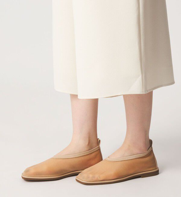 ODETTE E ODILE「スクエアソフトチュール フラット10&uarr;」|パンプス|