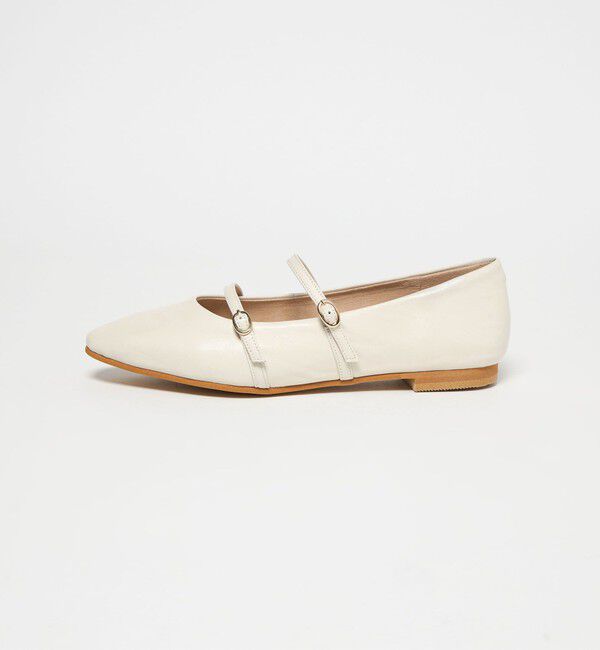 ODETTE E ODILE「【WEB限定】2ベルト フラット10■」|パンプス|OFF WHITE
