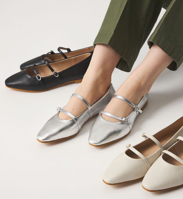 ODETTE E ODILE「【WEB限定】2ベルト フラット10■」|パンプス|