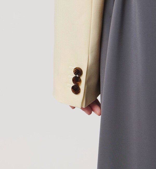 AEWEN MATOPH「＜AEWEN MATOPH＞Uネックショートジャケット」|ノーカラージャケット|