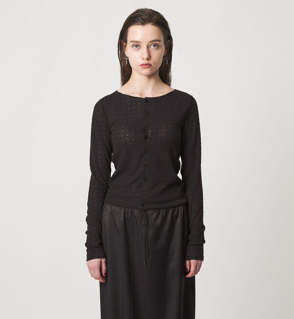 ASTRAET「＜ASTRAET＞レース カットソーカーディガン」|カーディガン|