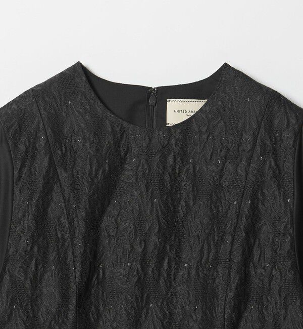 UNITED ARROWS「GISHA 2トーン ジャガード ワンピース」|ワンピース|