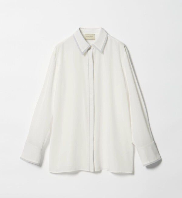 UNITED ARROWS「バイカラー レギュラーシャツブラウス」|シャツ・ブラウス|