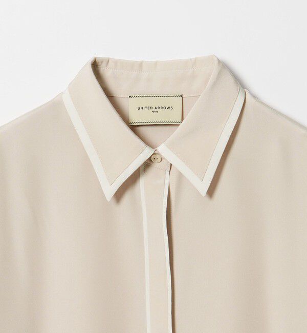 UNITED ARROWS「バイカラー レギュラーシャツブラウス」|シャツ・ブラウス|