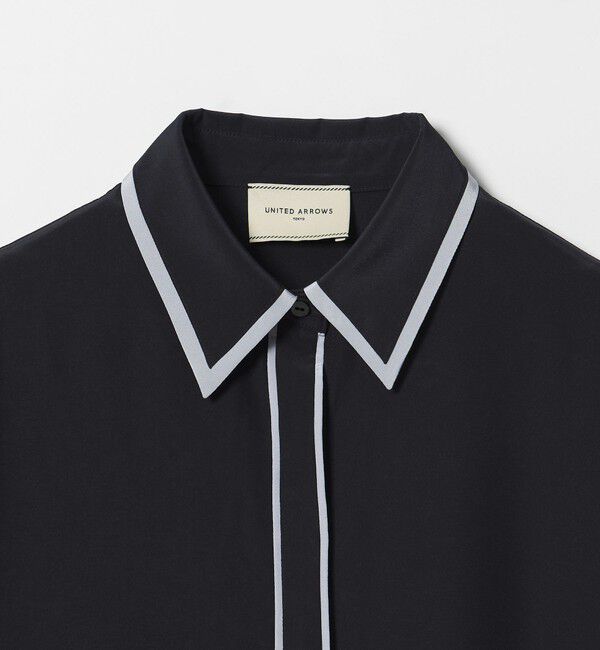 UNITED ARROWS「バイカラー レギュラーシャツブラウス」|シャツ・ブラウス|