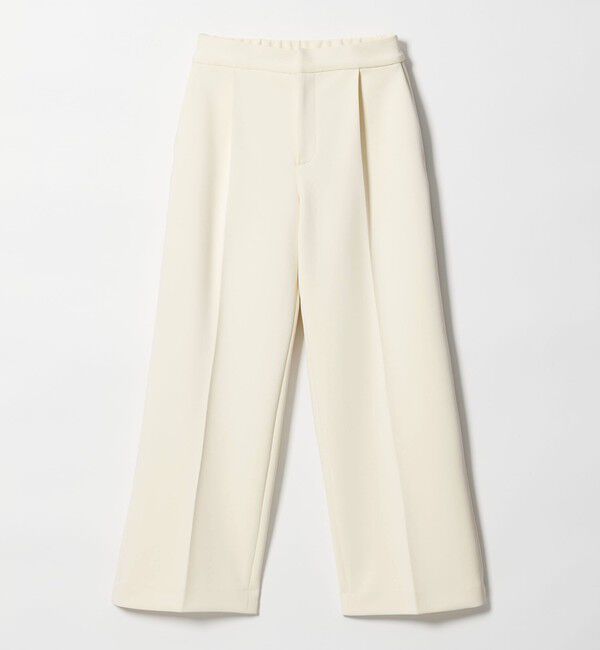 UNITED ARROWS「SPONGY タック ワイドパンツ」|スラックス|