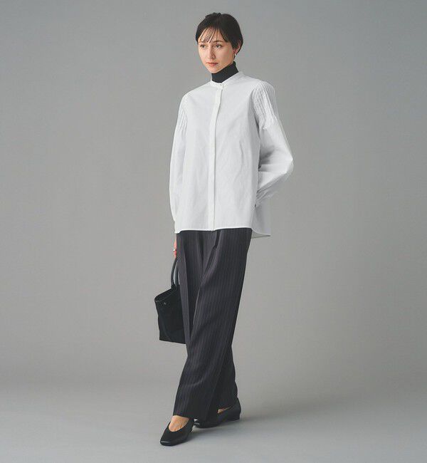 UNITED ARROWS「チュールカラー 2WAY ブラウス」|シャツ・ブラウス|