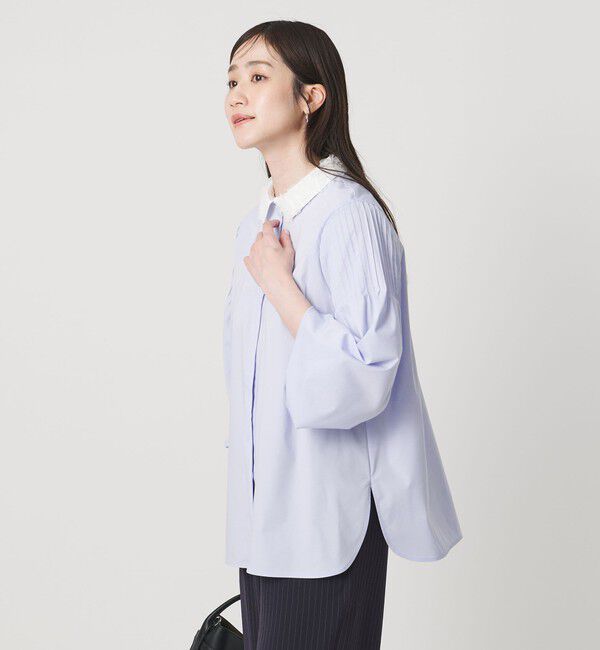 UNITED ARROWS「チュールカラー 2WAY ブラウス」|シャツ・ブラウス|