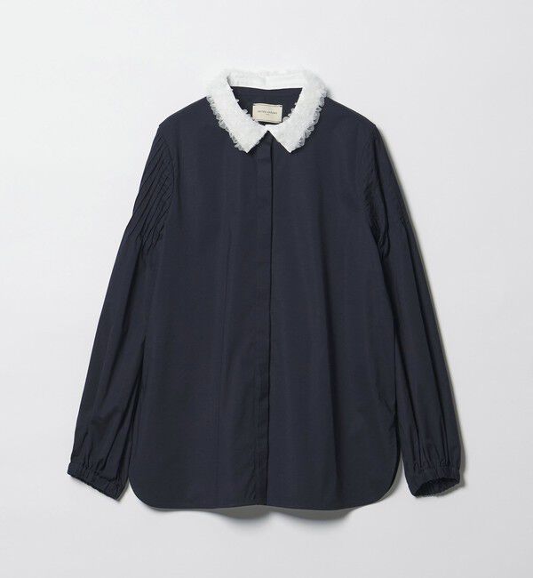 UNITED ARROWS「チュールカラー 2WAY ブラウス」|シャツ・ブラウス|