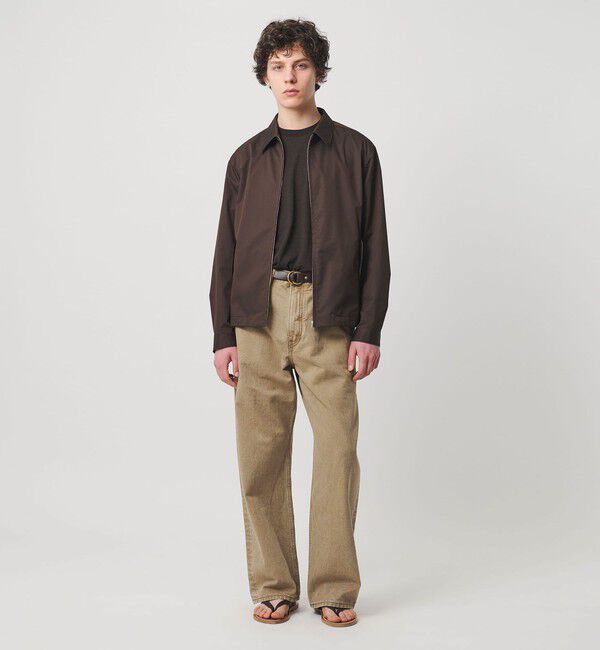 UNITED ARROWS「ロープ染めカラーデニム バギー5ポケット」|デニム|