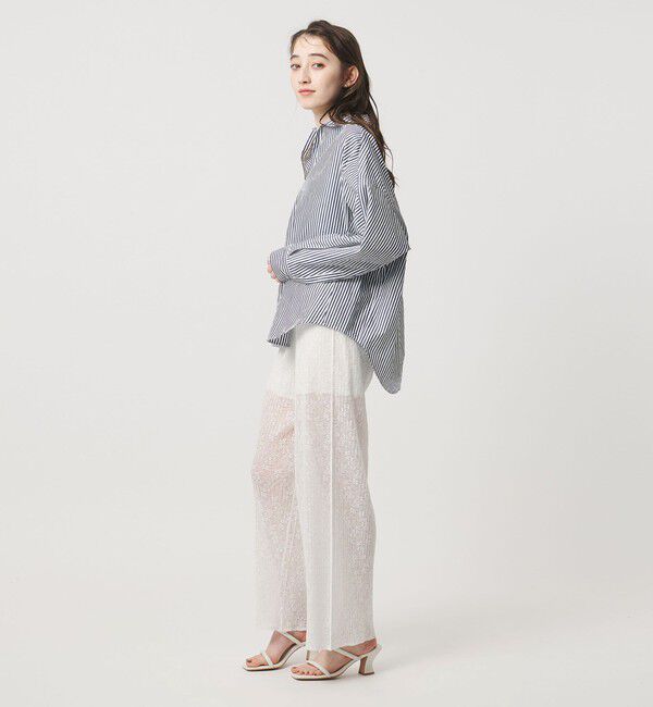 UNITED ARROWS「＜TICCA＞ストライプ スキッパー シャツ」|シャツ・ブラウス|