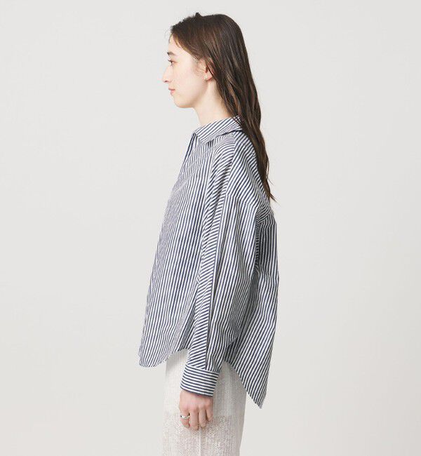 UNITED ARROWS「＜TICCA＞ストライプ スキッパー シャツ」|シャツ・ブラウス|