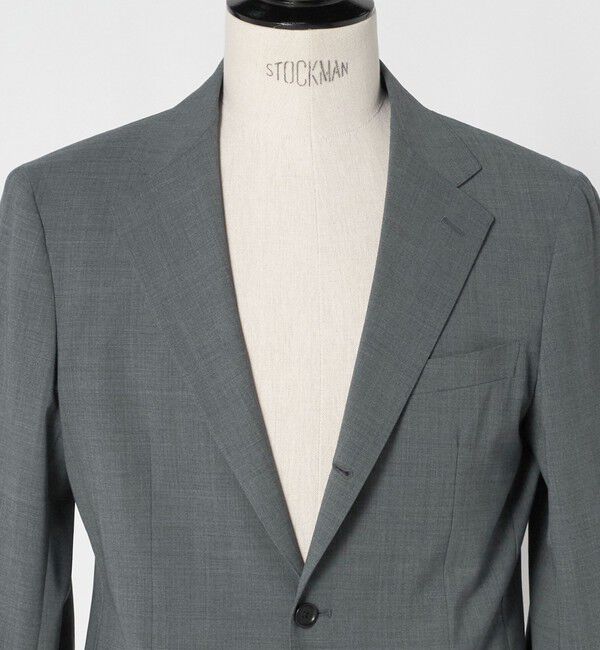 UNITED ARROWS「トロピカル シングル 3ボタン テーラードジャケット COMFORT EASY‐MODEL 2WAYストレッチ 撥水」|テーラードジャケット|