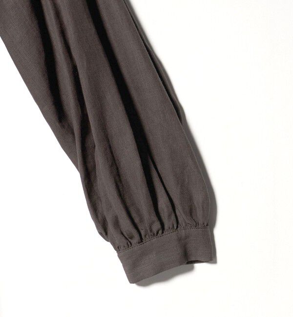 UNITED ARROWS「リネン スキッパー ペプラム ブラウス ‐ウォッシャブル‐」|シャツ・ブラウス|