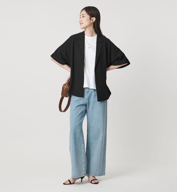 UNITED ARROWS「イージー テーラード ジャケット ‐吸水速乾 帯電防止 接触冷感 ウォッシャブル‐」|テーラードジャケット|