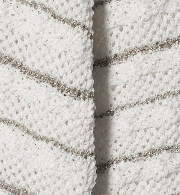 UNITED ARROWS「YTM ラメ ニットポロ カーディガン ‐ウォッシャブル‐」|カーディガン|