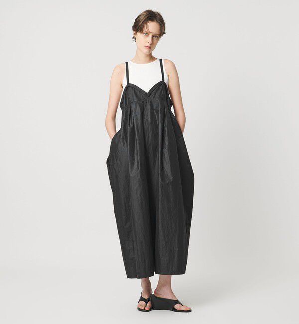 AEWEN MATOPH「＜AEWEN MATOPH＞コクーンキャミワンピース ‐ ウォッシャブル ‐」|ワンピース|BLACK