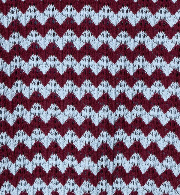 AEWEN MATOPH「＜AEWEN MATOPH＞シェプロンストライプショートスリーブニット ウォッシャブル」|ニット・セーター|