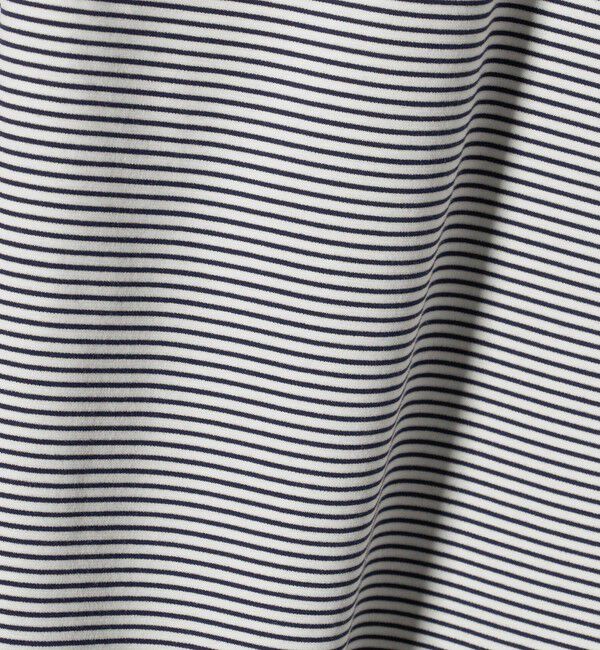 UNITED ARROWS「ポンチボーダー Tシャツ デオドラント 抗菌防臭 接触冷感」|Tシャツ・カットソー|