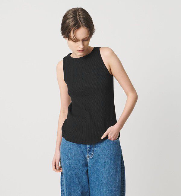 AEWEN MATOPH「＜AEWEN MATOPH＞リブ アメリカンスリーブタンクトップ」|タンクトップ|