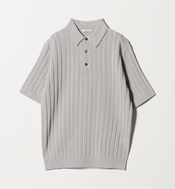 UNITED ARROWS「シャーリーカーン ワイドリブ ニットポロシャツ」|ポロシャツ|
