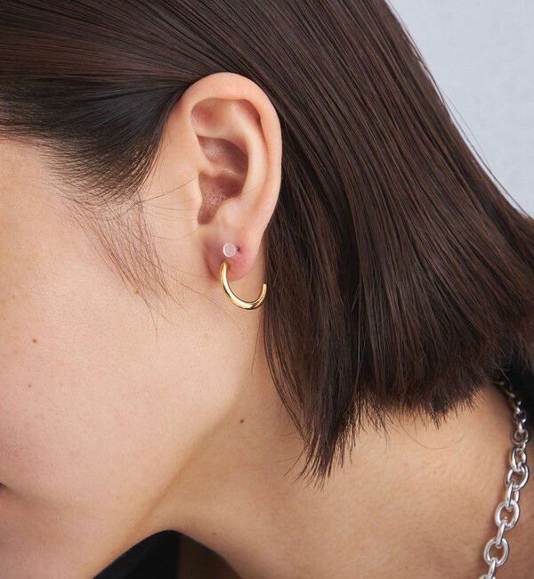 UNITED ARROWS green label relaxing「＜anisotea＞ Sign Hoop ピアス」|ピアス|
