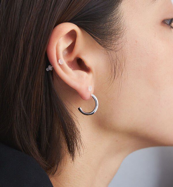 UNITED ARROWS green label relaxing「＜anisotea＞ Sign Hoop ピアス」|ピアス|SILVER