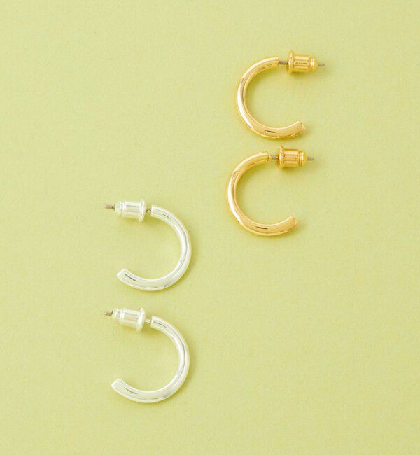 UNITED ARROWS green label relaxing「＜anisotea＞ Sign Hoop ピアス」|ピアス|