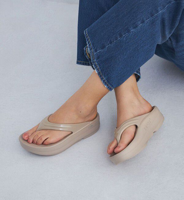 UNITED ARROWS green label relaxing「＜OOFOS＞OOmega プラットフォーム サンダル / ウーメガ」|サンダル|