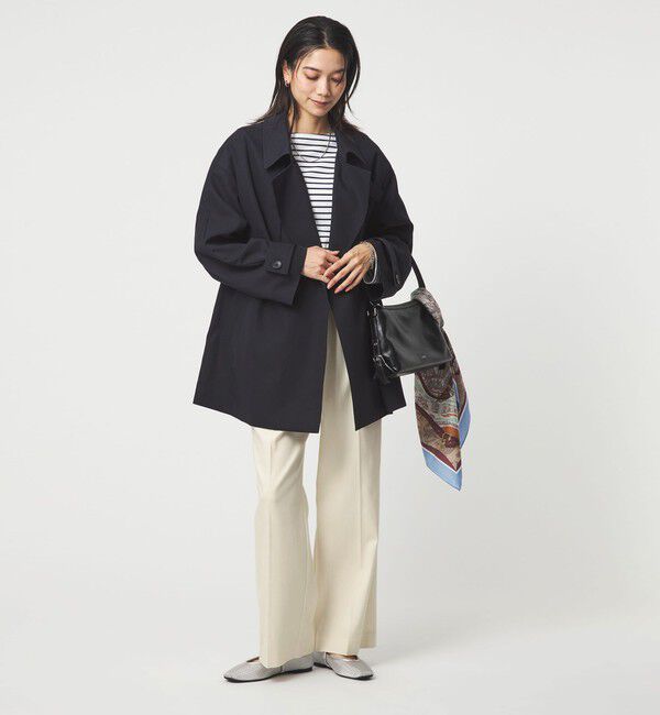 UNITED ARROWS green label relaxing「［size SHORT/TALLあり］ニーハイフレアパンツ デニム 2 ストレッチ」|デニム|