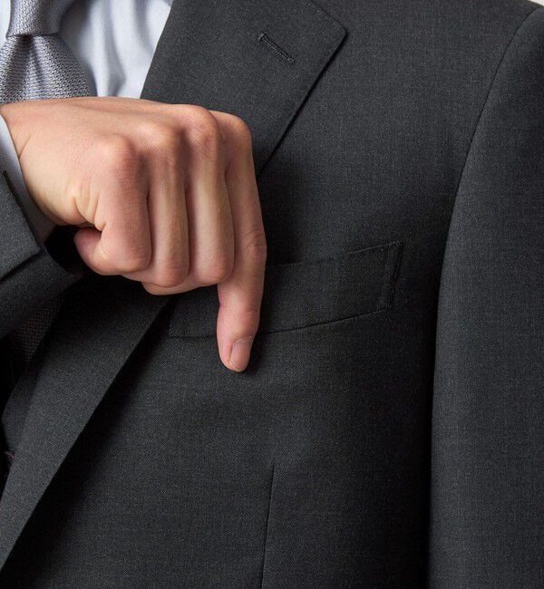 UNITED ARROWS green label relaxing「REDA トロピカル 無地 2B RV スーツジャケット」|スーツ|