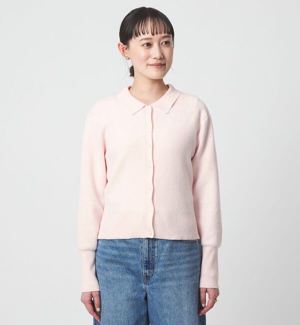 UNITED ARROWS green label relaxing「ブークレ ポロカーディガン ウォッシャブル」|カーディガン|