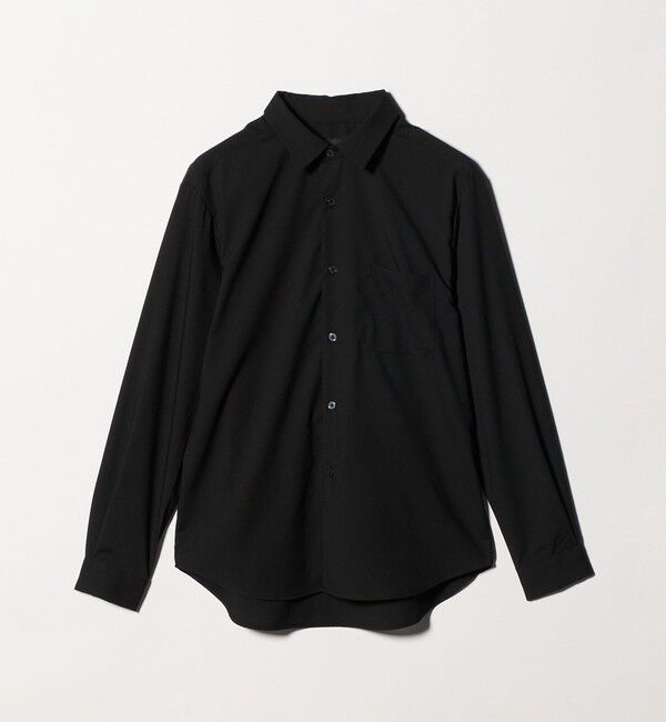 UNITED ARROWS green label relaxing「【WEB限定】JUST fit ウールライク シャツ -横ストレッチ-」|シャツ・ブラウス|