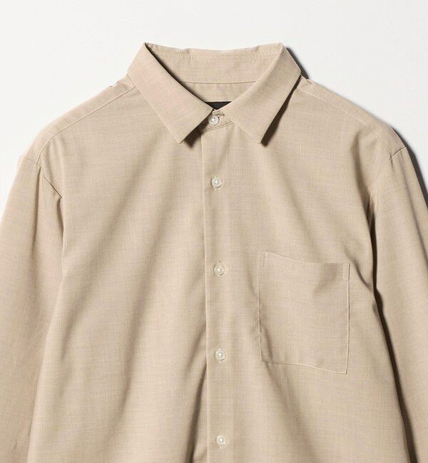 UNITED ARROWS green label relaxing「【WEB限定】JUST fit ウールライク シャツ -横ストレッチ-」|シャツ・ブラウス|