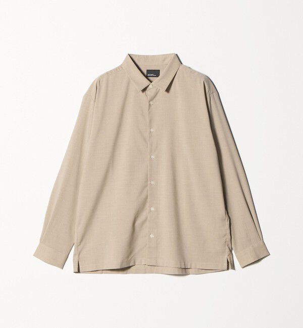 UNITED ARROWS green label relaxing「【WEB限定】JUST fit ウールライク コンフォート シャツ -横ストレッチ-」|シャツ・ブラウス|MOCA