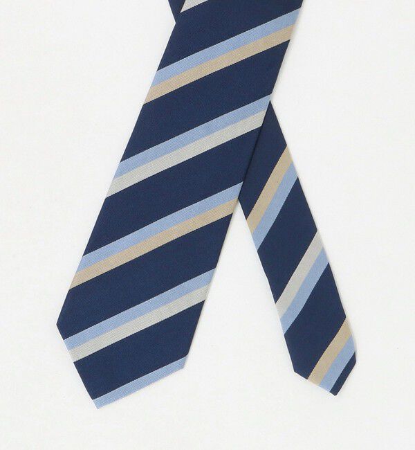 UNITED ARROWS green label relaxing「GLR シルク1 8.0cm ストライプ2 ネクタイ」|ネクタイ・蝶ネクタイ|