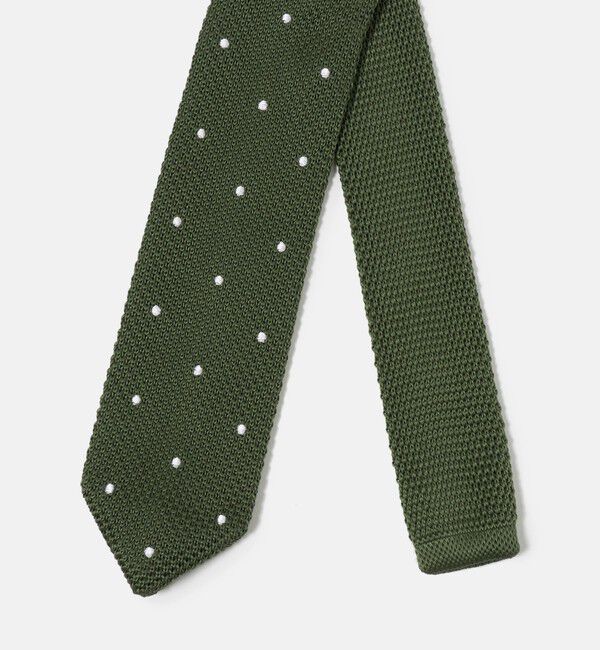 UNITED ARROWS green label relaxing「GLR ポリエステル ウォッシャブル ニット ドット ネクタイ ニットタイ」|ネクタイ・蝶ネクタイ|
