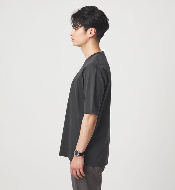 UNITED ARROWS green label relaxing「オーガニックコットン ポンチ クルーネック Tシャツ -接触冷感-」|Tシャツ・カットソー|
