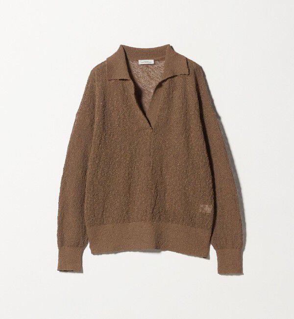 UNITED ARROWS green label relaxing「ノットヤーン スキッパー プルオーバー ウォッシャブル」|ニット・セーター|