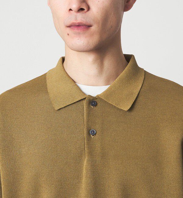 UNITED ARROWS green label relaxing「BREEZY ペーパー 半袖 ポロシャツ -ハンドウォッシャブル・抗菌・通気性-」|ポロシャツ|