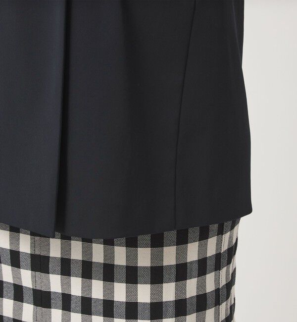 UNITED ARROWS green label relaxing「［size SHORTあり］サラフール ノーラペル ジレ ストレッチ UVカット」|ノーカラージャケット|