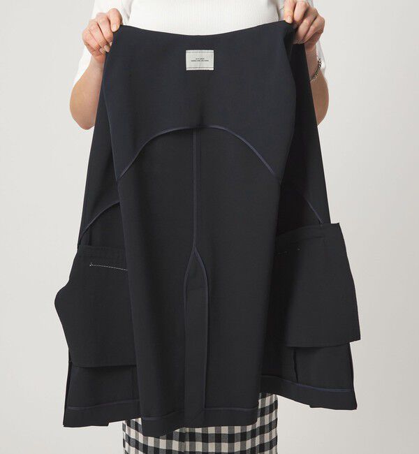 UNITED ARROWS green label relaxing「［size SHORTあり］サラフール ノーラペル ジレ ストレッチ UVカット」|ノーカラージャケット|