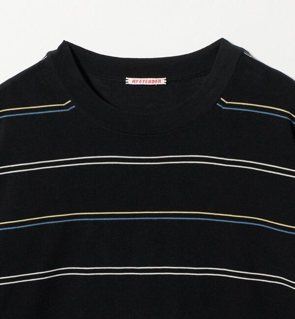 UNITED ARROWS green label relaxing「＜RYE TENDER＞CENTRE TEE BORDER センターT ボーダー ニットT 半袖ニット」|ニット・セーター|