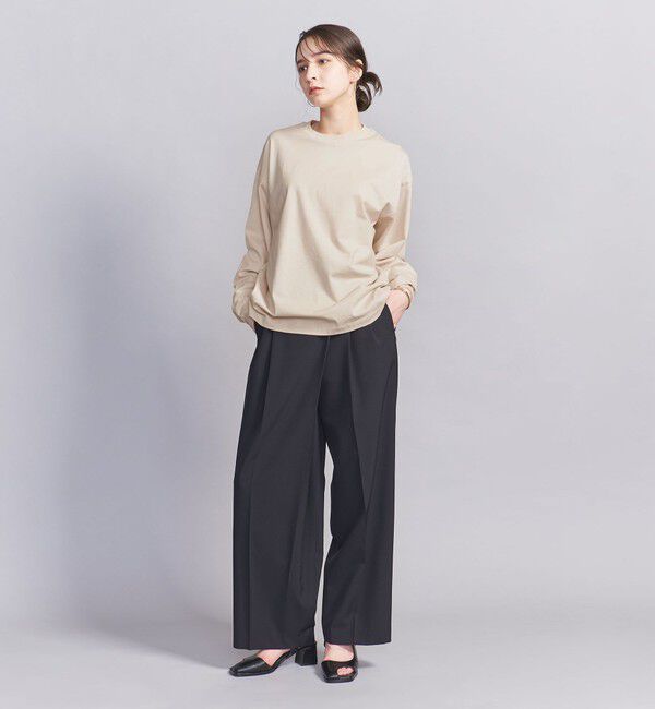 BEAUTY&YOUTH UNITED ARROWS「【WEB限定】フィッシュ ロングスリーブ Tシャツ」|Tシャツ・カットソー|