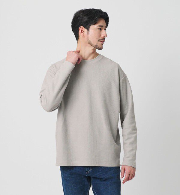 BEAUTY&YOUTH UNITED ARROWS「【WEB限定 WARDROBE SMART】エアリー カノコ  カットソー 【抗菌・防臭】」|Tシャツ・カットソー|