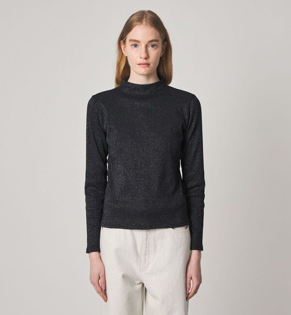 STEVEN ALAN「＜Steven Alan＞ラメ ボトルネック プルオーバー」|Tシャツ・カットソー|