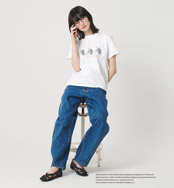 BEAUTY&YOUTH UNITED ARROWS「【別注】＜GOOD ROCK SPEED＞Marilyn Monroe フォトプリント Tシャツ」|Tシャツ・カットソー|