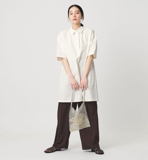 BEAUTY&YOUTH UNITED ARROWS「コットンナイロン ミニ シャツワンピース」|ワンピース|